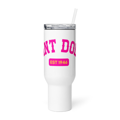 Cup of Ambition stainless steel travel mug 40 oz front view – Saint Dolly