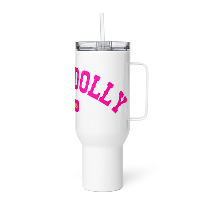 Cup of Ambition stainless steel travel mug 40 oz left view – Saint Dolly