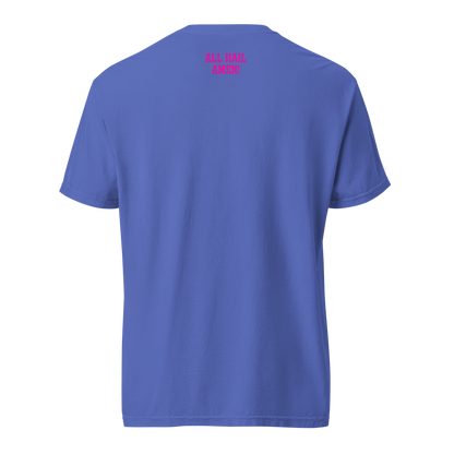 The Every Dolly Tee flo blue t-shirt back view – Saint Dolly